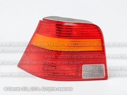 VW Golf 98->03 tail lamp HB L yellow/red with bulb holders VALEO 86754