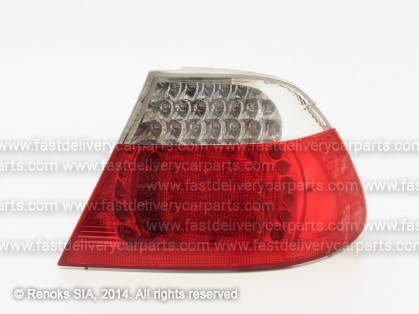 BMW 3 E46 03-> COUPE aizmugures lukturis stūris R balts/sarkans DEPO
