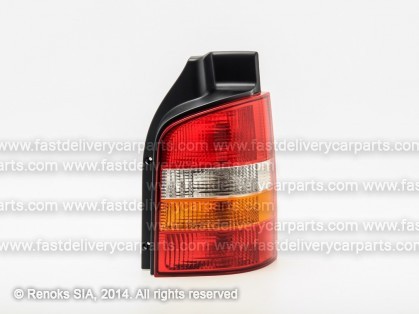 VW Transporter 03->09 tail lamp 1D R yellow/red with bulb holders HELLA