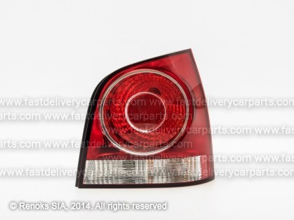 VW Polo 05->09 tail lamp R red with bulb holders HELLA