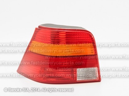 VW Golf 98->03 tail lamp HB L yellow/red DEPO