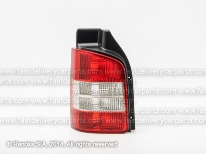 VW Transporter 03->09 tail lamp 2D L white/red DEPO