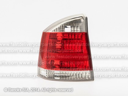 OP Vectra 02->05 фонарь задний 4D L белый/красный DEPO