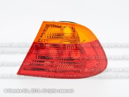BMW 3 E46 98->01 COUPE фонарь задний R желтый/красный DEPO