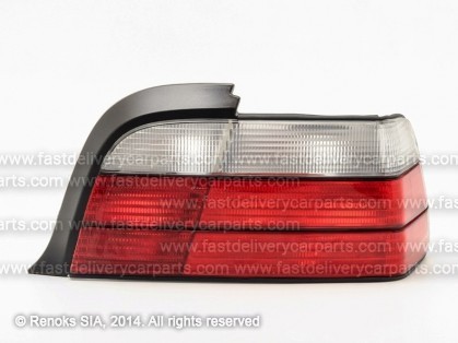 BMW 3 E36 91->98 COUPE tail lamp R white/red