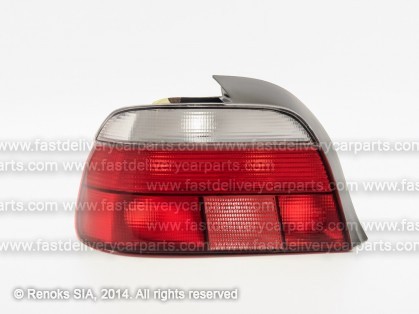 BMW 5 E39 96->00 aizmugures lukturis SED L balts/sarkans DEPO