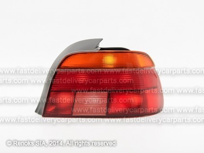 BMW 5 E39 96->00 aizmugures lukturis SED R dzeltens/sarkans DEPO