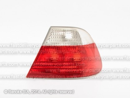 BMW 3 E46 98->01 COUPE aizmugures lukturis R balts/sarkans MARELLI