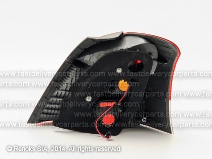 TT Yaris 09->11 tail lamp L 09->09 with rellow repeater lamp LED without bulb holders TYC