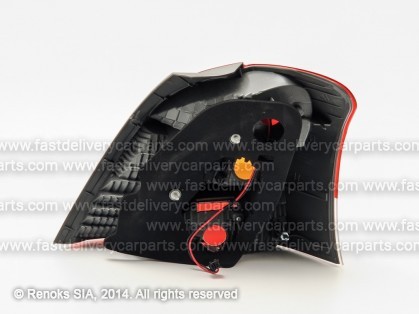 TT Yaris 09->11 tail lamp L with rellow repeater lamp without bulb holders LED/W5W TYC