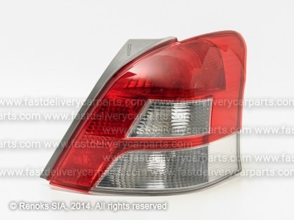 TT Yaris 09->11 tail lamp R 09->11 with white repeater lamp without bulb holders LED TYC