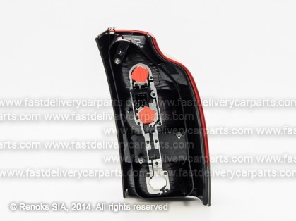 VV V70 00->05 tail lamp lower L without bulb holders TYC