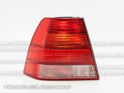 VW Bora 98->05 tail lamp SED L white/red without bulb holders TYC