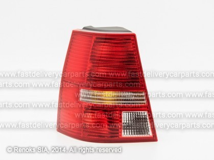 VW Golf 98->03 tail lamp VARIANT L with white repeater lamp without bulb holders TYC