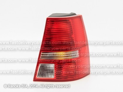 VW Golf 98->03 tail lamp VARIANT R with white repeater lamp without bulb holders TYC
