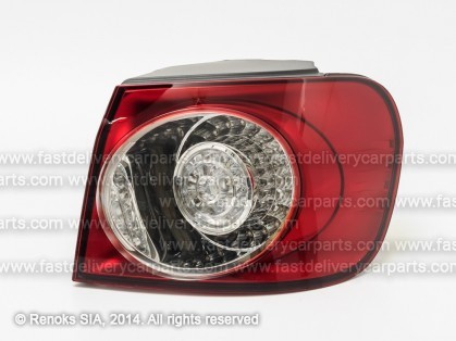VW Golf Plus 05->09 tail lamp outer R with bulb holders LED VALEO 88912