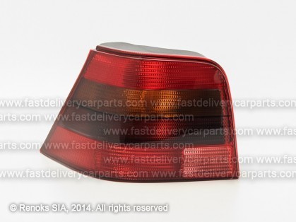 VW Golf 98->03 tail lamp HB L grey/red TYC