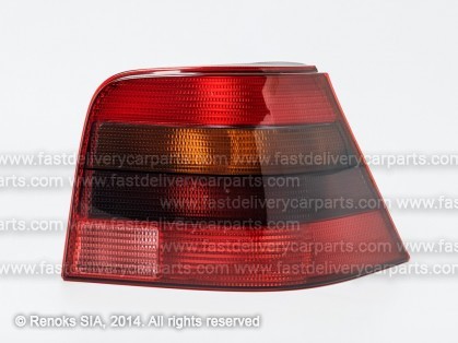 VW Golf 98->03 tail lamp HB R grey/red TYC
