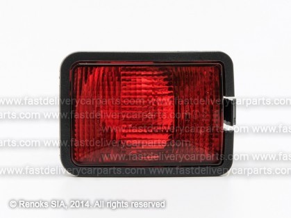 VW Transporter 90->03 tail lamp in bumper L=R fog lamp cover red TYC