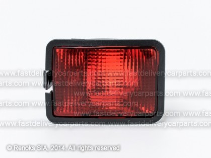 VW Transporter 90->03 tail lamp in bumper L=R fog lamp red with bulb holders TYC