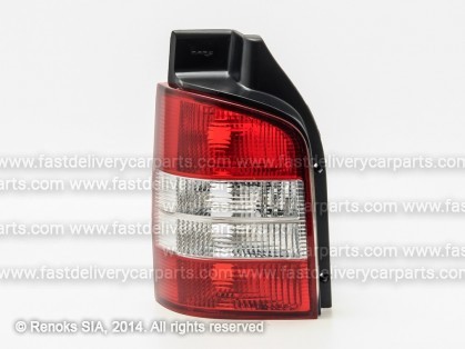 VW Transporter 03->09 tail lamp 1D L white/red