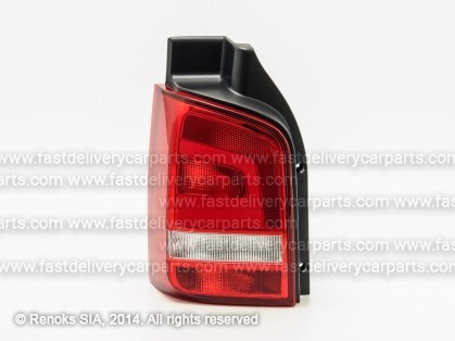 VW Transporter 09->15 tail lamp L white/red without bulb holders Caravelle/Multivan TYC