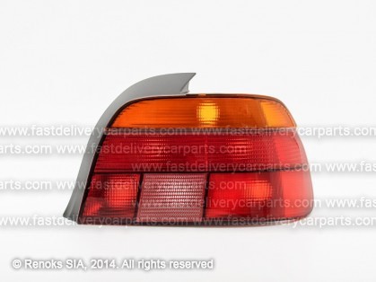 BMW 5 E39 96->00 aizmugures lukturis SED R dzeltens/sarkans HELLA