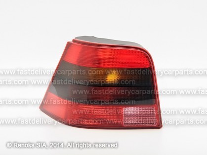 VW Golf 98->03 aizmugures lukturis HB L tonēts/sarkans HELLA 9EL 148 179-021