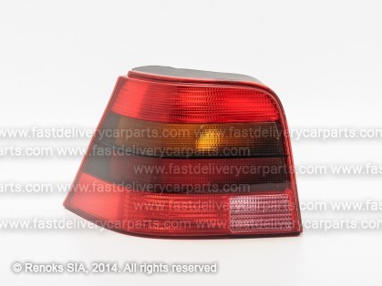 VW Golf 98->03 aizmugures lukturis HB L pelēks/sarkans HELLA