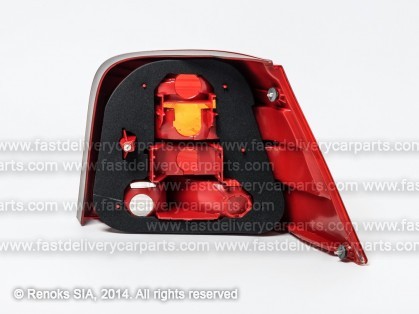 VW Golf 98->03 aizmugures lukturis HB L dzeltens/sarkans HELLA
