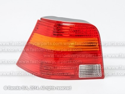 VW Golf 98->03 tail lamp HB L yellow/red HELLA