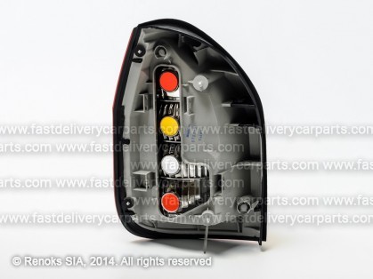 OP Zafira 99->05 фонарь задний R 99->02 без патронов TYC