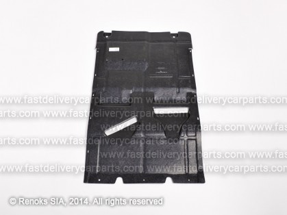 PG Boxer 06->14 engine shield without hole for exhaust pipe (Polyethylene (PE))