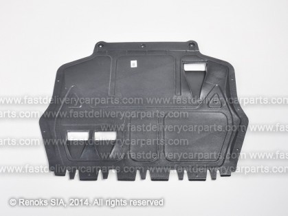 VW Golf 03->09 защита двигателя DIESEL с отверстиями (ABS+PVC)