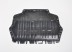VW Golf 03->09 защита двигателя DIESEL с шумоизоляцией без отверстий (Polyethylene (PE))