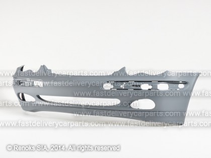 MB C W203 00->07 front bumper with fog lamp holes 00->04
