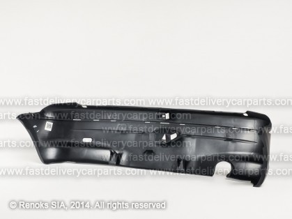 PG 206 98->09 rear bumper black TUV