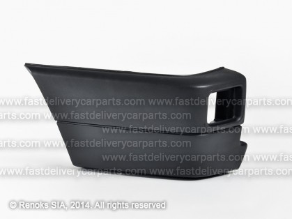 VW Transporter 90->03 bumper rear L 90->95 with fog lamp hole