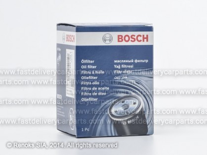 eļļas filtrs BOSCH Audi, VW