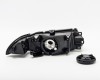 MT Carisma 96->04 head lamp L H4 98->04 black rim electrical DEPO