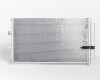 HN Civic 05->11 condenser 675X380X16 with integrated receiver dryer 1.3 KOYO