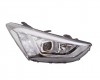 HY Santa Fe 12->18 lukturis R D3S/H7/LED XENON ar motoriņu ar dienas gaitas gaismu 12->16 TYC