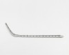MB E W124 85->95 bumper front moulding L chrome 89->95