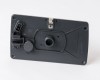MB E W124 85->95 mirror glass with holder L for mirror with manual adjustment heated flat blue