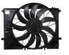 MB S W220 98->02 ventilators ar difuzoru 530mm 850W 4pin ar vadibas moduli