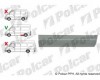 MB Sprinter 95->00 side plate L lower part in front of the wheel 3550MM H=15cm