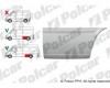 MB Sprinter 95->00 side plate L lower part in front of the wheel 3550MM