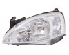OP Corsa 00->06 head lamp L H7/H7 00->03 with motor tips VALEO TYC