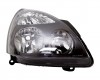 RN Clio 01->05 head lamp R H1/H7 01->03 black rim electrical TYC