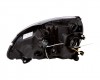 RN Clio 01->05 head lamp R H1/H7 01->03 black rim electrical TYC